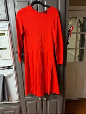 J Crew Women's Long-Sleeve Fit & Flare Dress